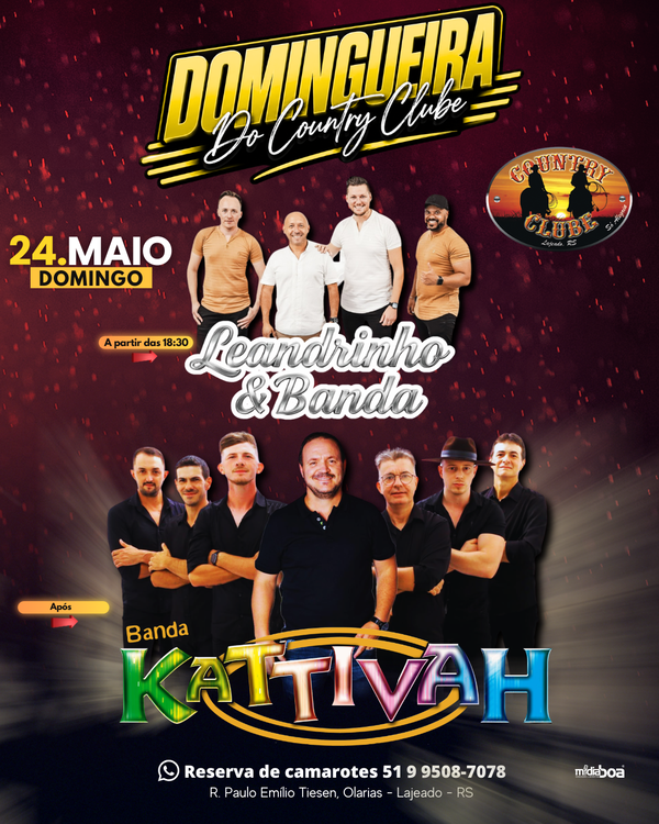 Domingo - Leandrinho e Banda - Banda Kattivah