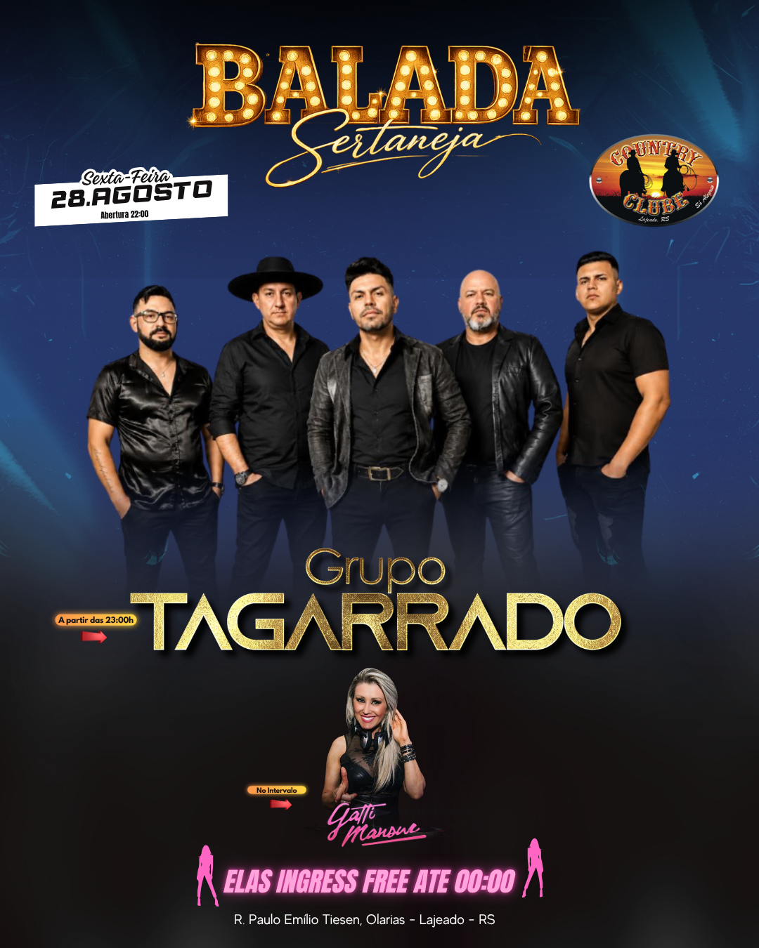 Balada Sertaneja - Grupo Tagarado