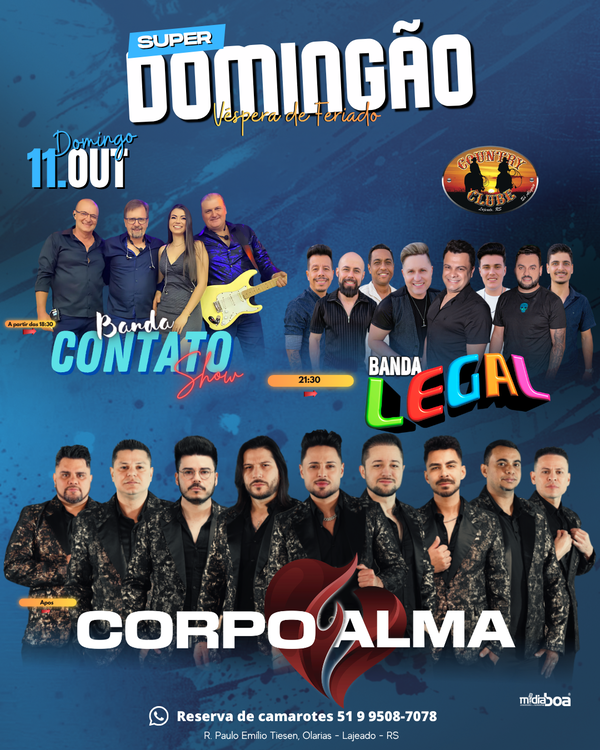 Domingo - Banda Legal e Corpo e Alma