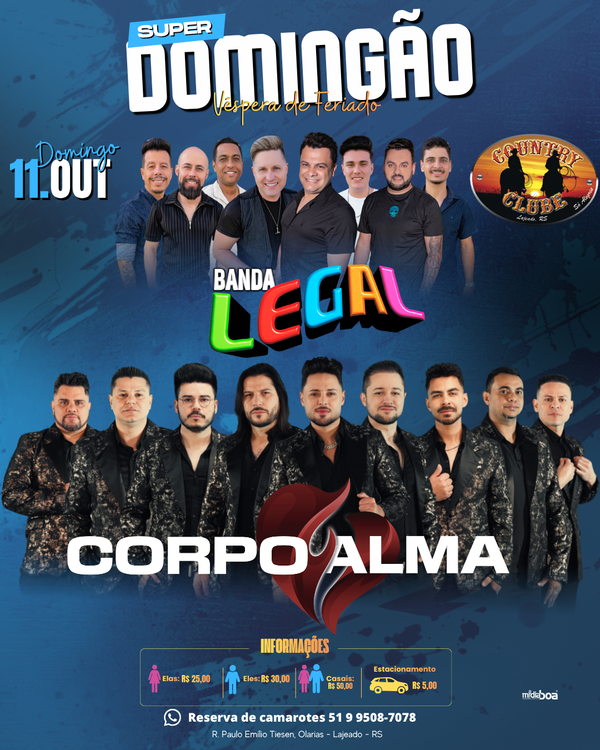 Domingo - Banda Legal e Corpo e Alma